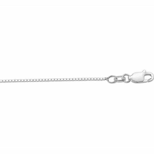 Zilveren ketting venetiaans 1,1 mm 38 cm