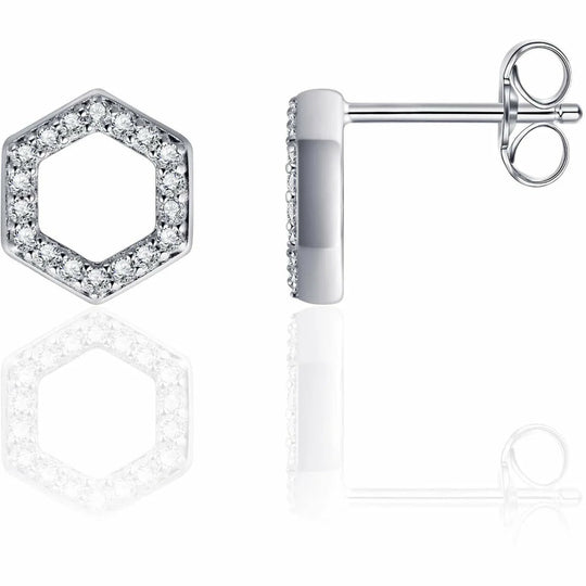 Zilveren oorbellen E1010