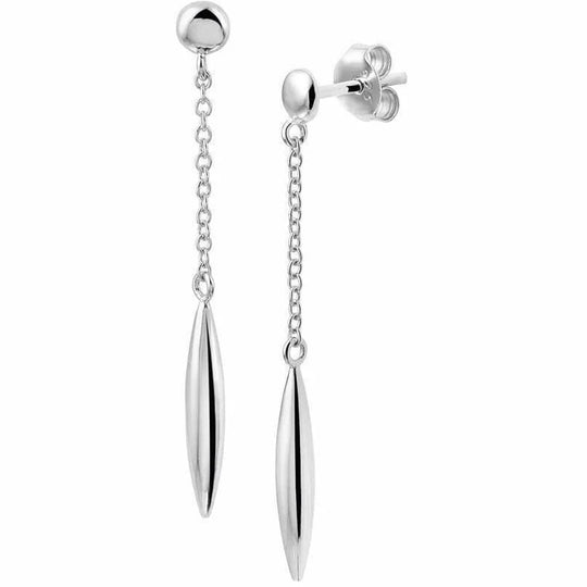 Zilveren oorhangers