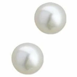 Zilveren oorknoppen parel