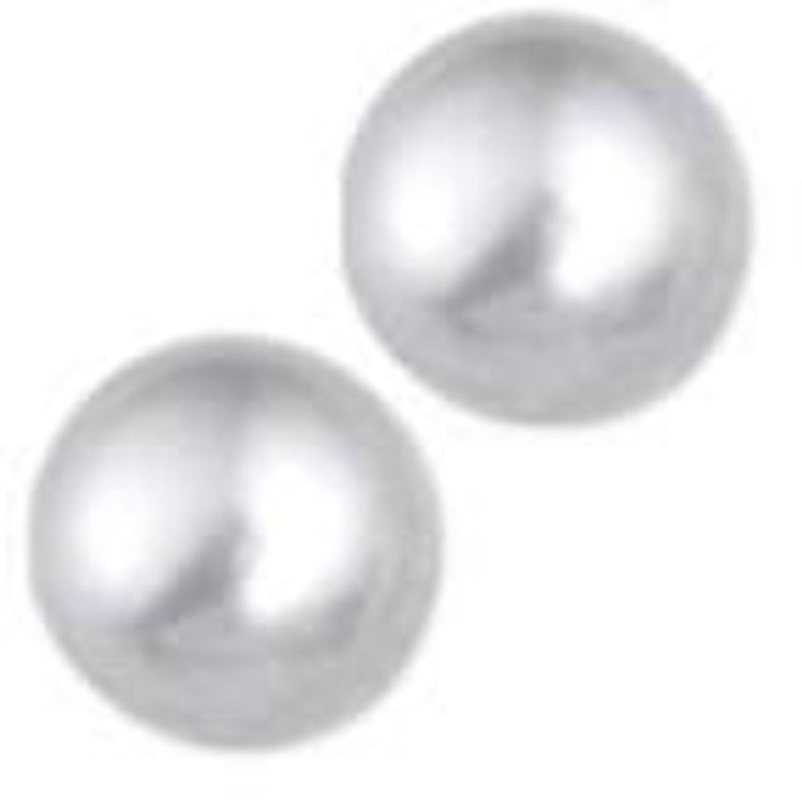 Zilveren oorknoppen parel - Oorsieraden