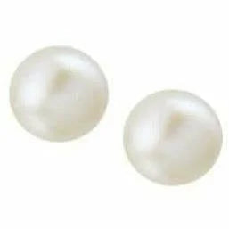 Zilveren oorknoppen parel