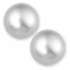 Zilveren oorknoppen parel