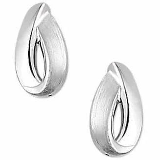 Zilveren oorknoppen poli/mat