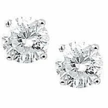 Zilveren oorknoppen zirkonia