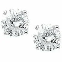 Zilveren oorknoppen zirkonia