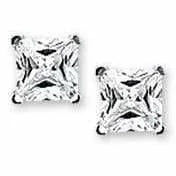 Zilveren oorknoppen zirkonia