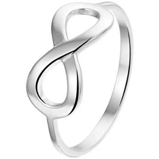 Zilveren ring infinity mt 17.25