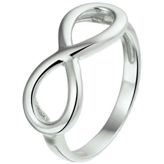 Zilveren ring infinity- ringmaat 16