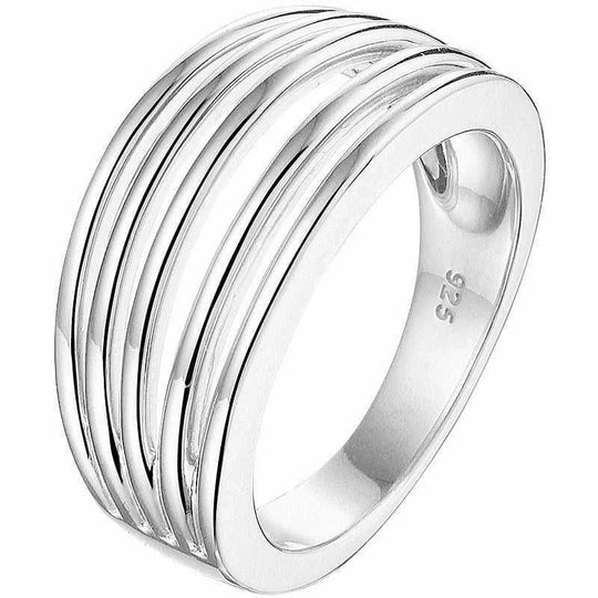 Zilveren ring mt 17.25