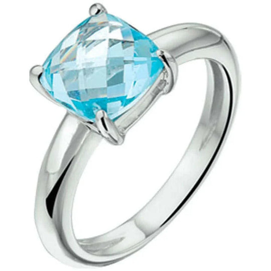 Zilveren ring topaas 2.30ct- ringmaat 17.5