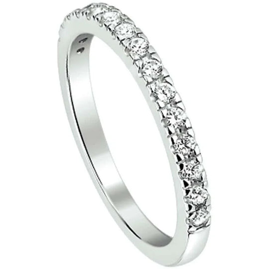 Zilveren ring zirkonia- ringmaat 17.25