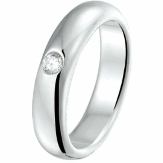 Zilveren ring zirkonia- ringmaat 18.5